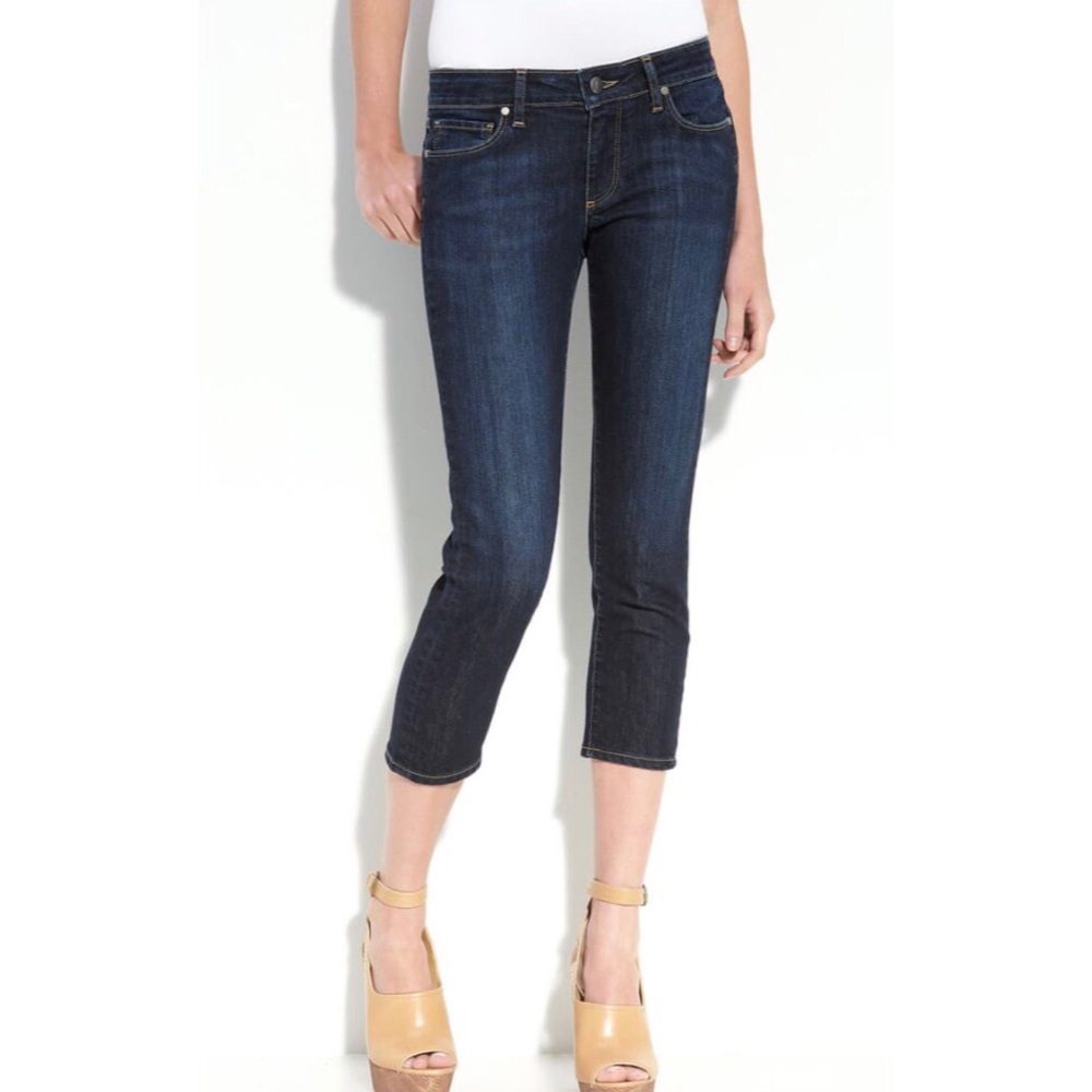 PAIGE | Roxbury Cropped Denim Jean Capri